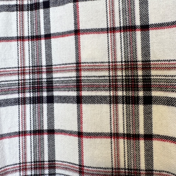 Madewell Plaid Flannel PJ Top Mens Tailored Style Button Up Pocket Sleep Shirt - Picture 11 of 16